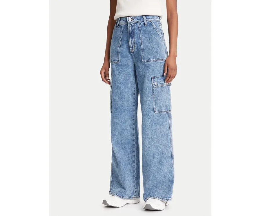 obrazek 1 Tommy Jeans Jeansy Claire DW0DW20479 Niebieski Wide Leg