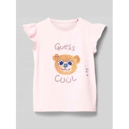Zdjęcie T-shirt z cekinowym obszyciem