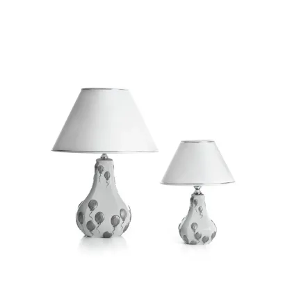 Zdjęcie Lampka nocna z porcelany z motywem baloników MPM Porcellane