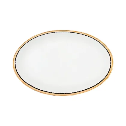 Zdjęcie Średni porcelanowy półmisek wykonany z porcelany - Porcel