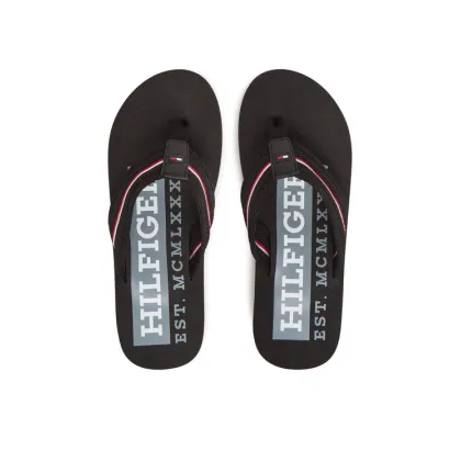 Zdjęcie Tommy Hilfiger Japonki Corporate Hilfiger Beach FM0FM05436 Czarny