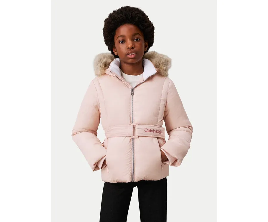obrazek 1 Calvin Klein Jeans Kurtka zimowa Classic IG0IG02685 Różowy Regular Fit