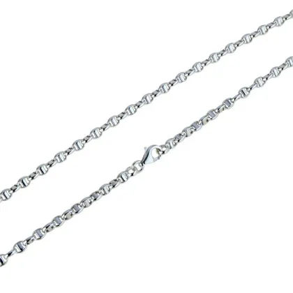 Zdjęcie Elegancki pusty łańcuszek poprzeczny cm.50