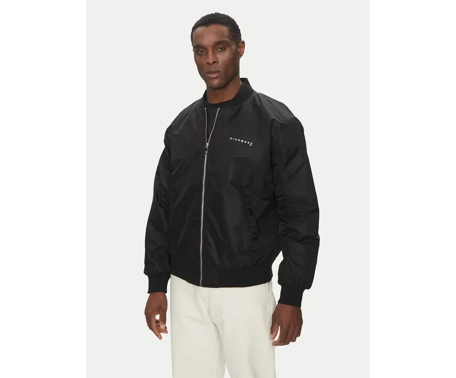 obrazek 1 John Richmond Kurtka bomber UMP25070GB Czarny Regular Fit