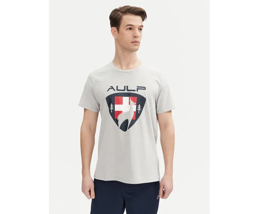 obrazek 1 Aulp T-Shirt Roque Szary Regular Fit