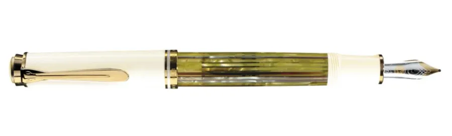 obrazek 5 Pióro wieczne Pelikan Souveran M400 Tortoiseshell White EF