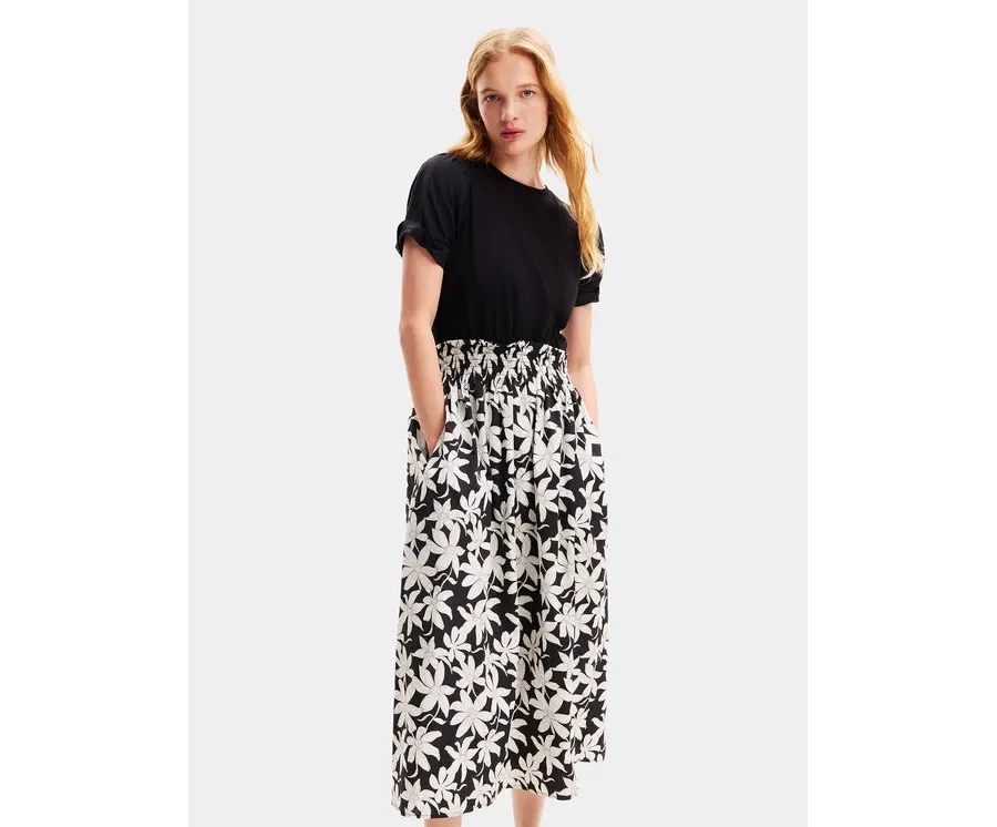 obrazek 1 Desigual Sukienka letnia Marlon 24SWVW40 Czarny Regular Fit