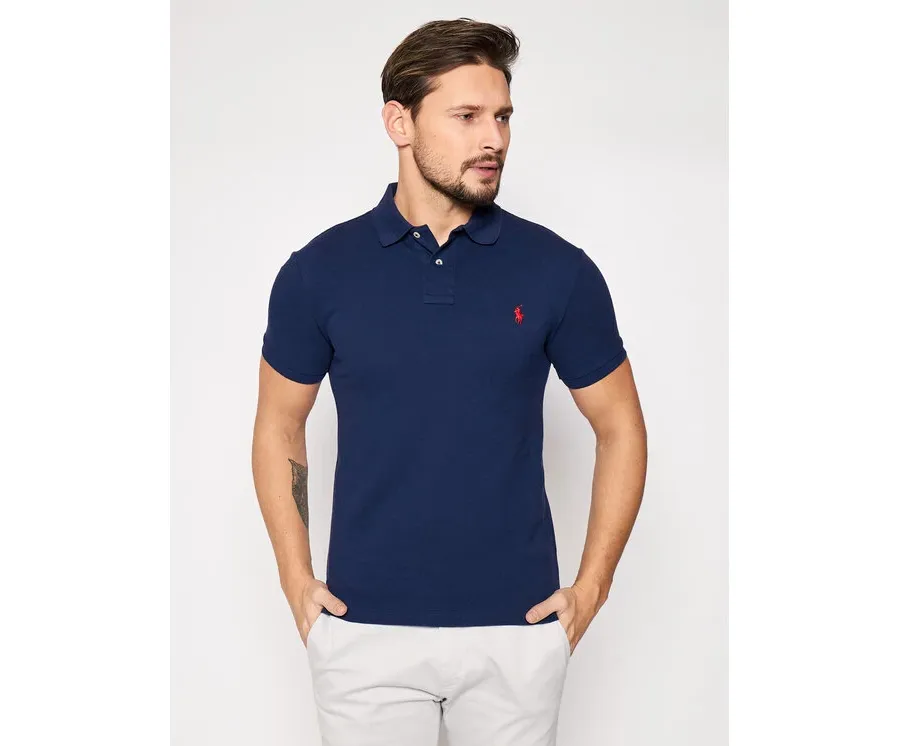 obrazek 1 Polo Ralph Lauren Polo Core Replen 710795080 Granatowy Slim Fit