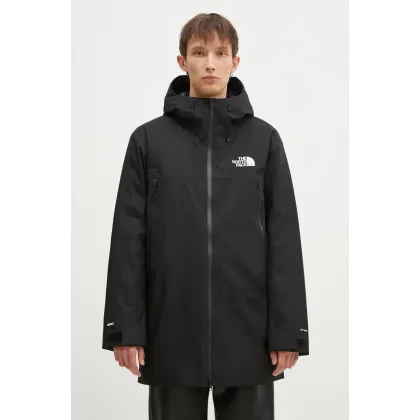 Zdjęcie The North Face kurtka puchowa MTN Range męska kolor czarny przejściowa NF0A88WEJK31