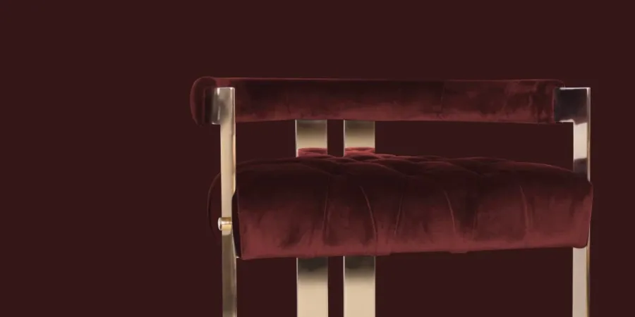 picture 2 Elite chair - nickel plated brass structure - Ottiu