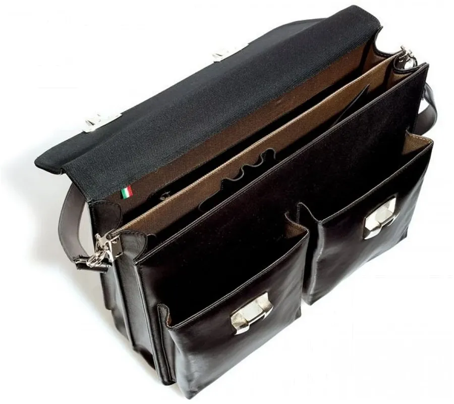 picture 2 Italian leather briefcase 012
