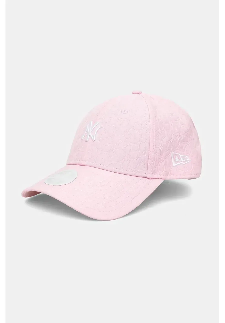 obrazek 1 New Era czapka z daszkiem JACQUARD 9FORTY® NEW YORK YANKEES kolor różowy z aplikacją 60565270