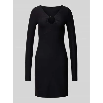 Zdjęcie Sukienka o długości do kolan z aplikacją z logo model ‘AMIRA’