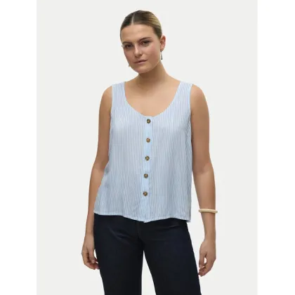 Zdjęcie Vero Moda Top Bumpy 10325830 Błękitny Standard Fit