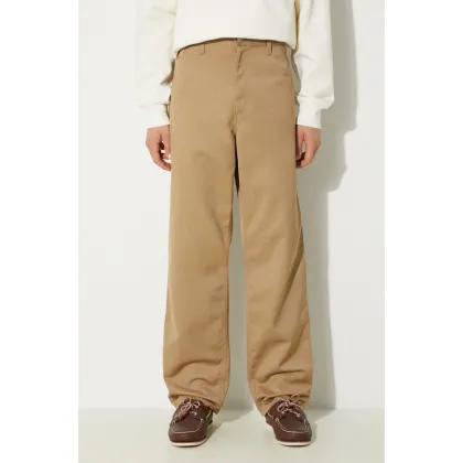 Zdjęcie Carhartt WIP spodnie Simple Pant męskie kolor beżowy w fasonie chinos I020075.8Y02