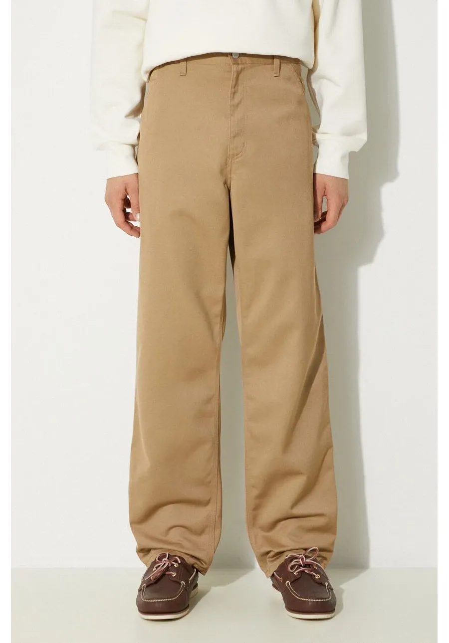 obrazek 1 Carhartt WIP spodnie Simple Pant męskie kolor beżowy w fasonie chinos I020075.8Y02