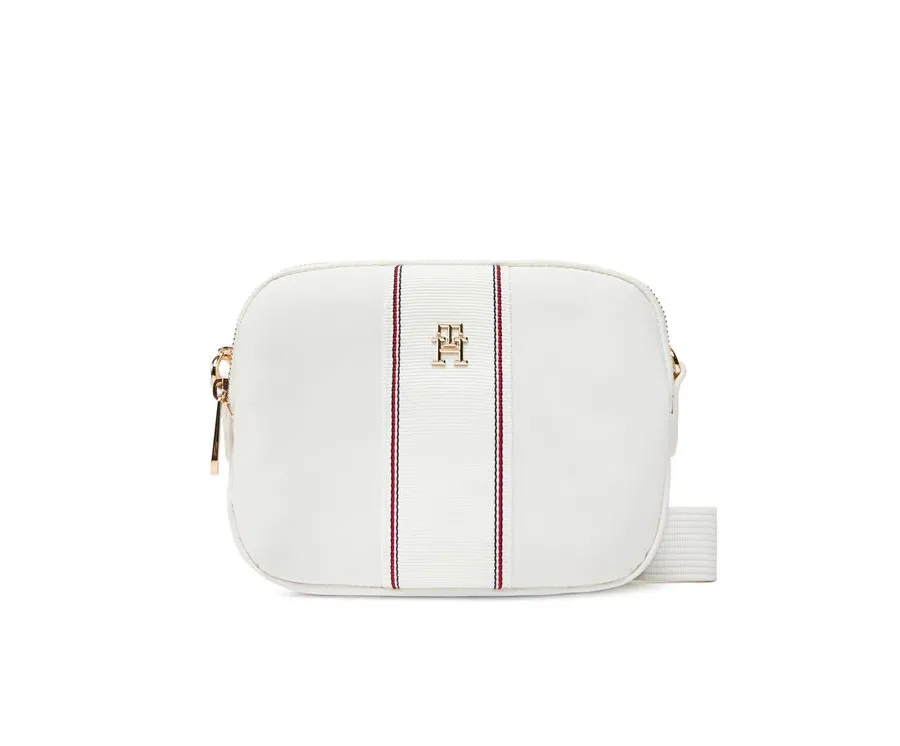 obrazek 1 Tommy Hilfiger Torebka Poppy Camera Bag Corp AW0AW17230 Biały