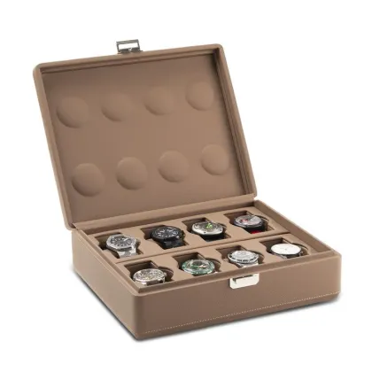 Zdjęcie Ekskluzywny futerał z zapięciem na 8 zegarków