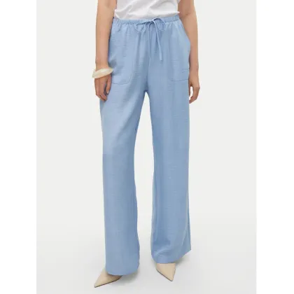 Zdjęcie Vero Moda Spodnie materiałowe Melaney 10316385 Niebieski Loose Fit
