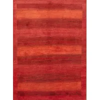 Picture A unique red handmade carpet from Iran - Jordan