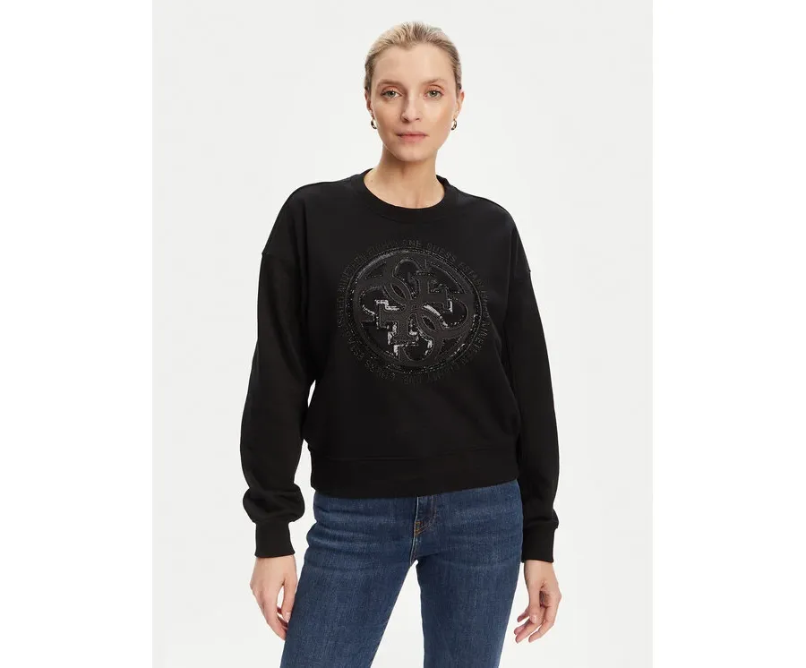 obrazek 1 Guess Bluza W5YQ07 KB681 Czarny Regular Fit