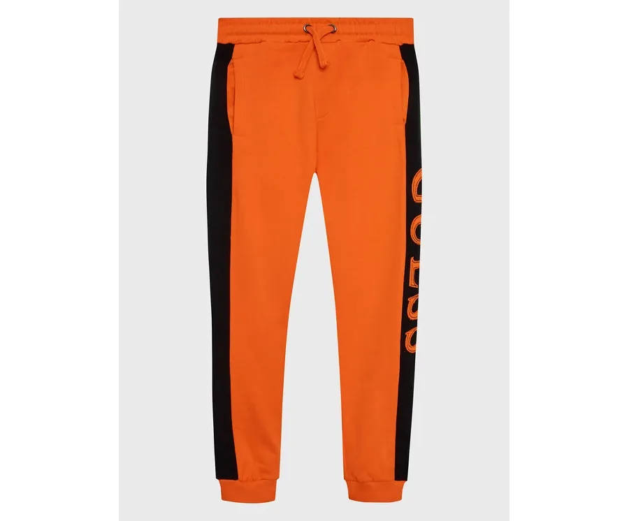 obrazek 1 Guess Spodnie dresowe N3RQ12 KA6R3 Pomarańczowy Regular Fit