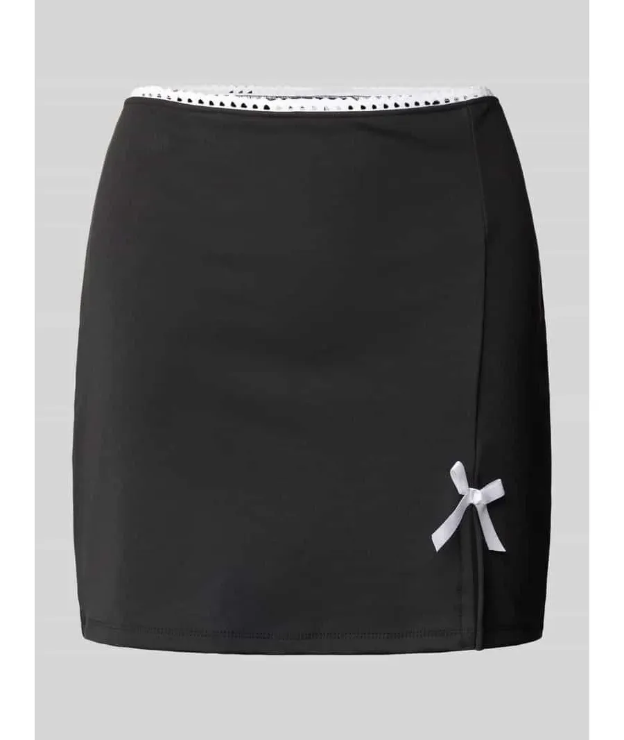 obrazek 1 Spódnica mini z wiązanym detalem model ‘ZITA’