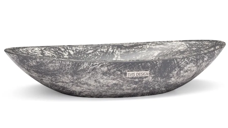 obrazek 1 Stylowa umywalka 60 cm ORION BASIC – STONE, szary, lakier matowy