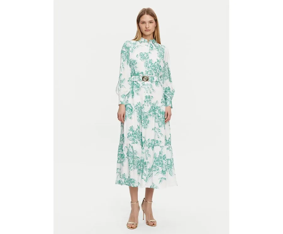 obrazek 1 Guess Sukienka wieczorowa W5PK1C WHHC0 Turkusowy Regular Fit