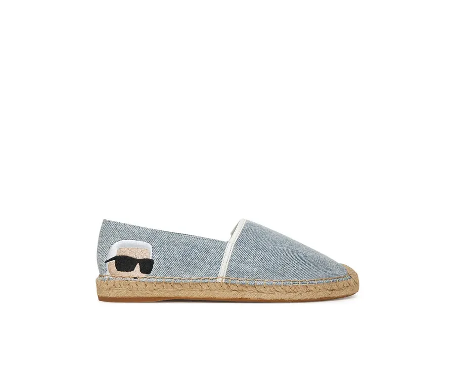 obrazek 1 KARL LAGERFELD Espadryle KL80111 Niebieski