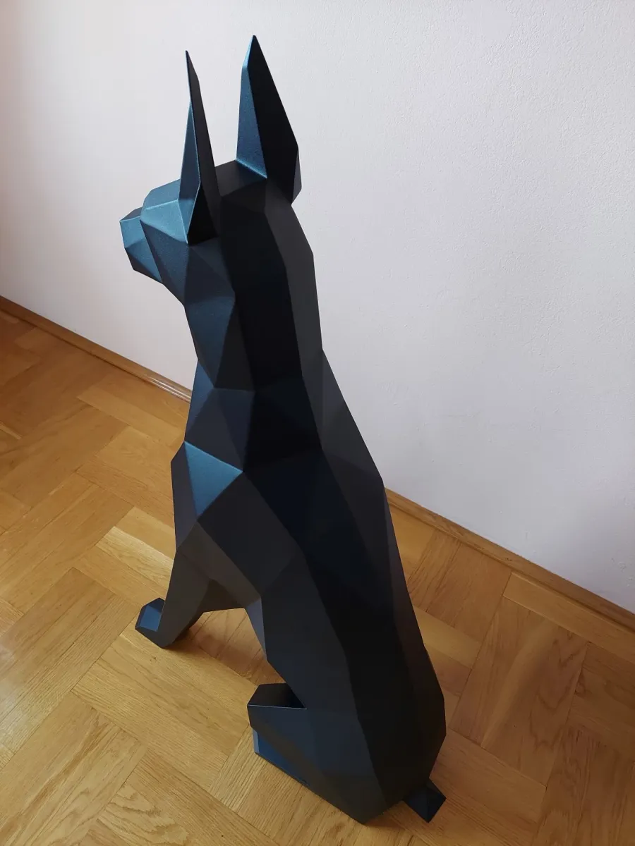 obrazek 6 Luksusowa rzeźba dekoracyjna - pies Doberman