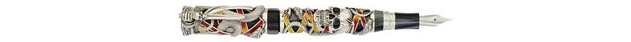obrazek 6 Finezyjne Pióro Wieczne Silver CHAOS 2012 Sylvester Stallone Montegrappa