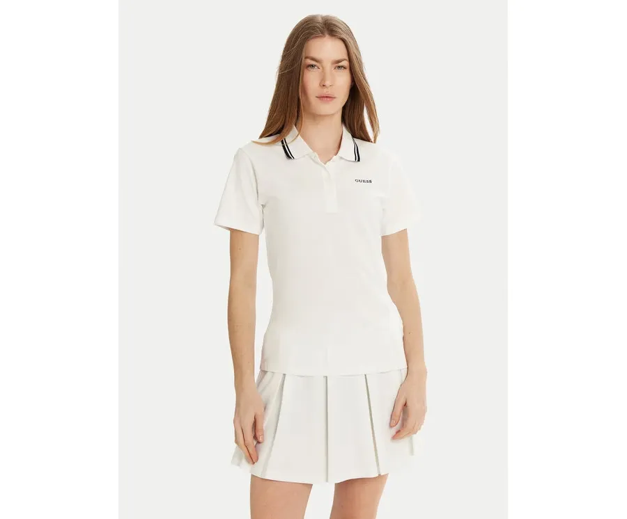 obrazek 1 Guess Polo V5GP06 KCOK1 Biały Regular Fit