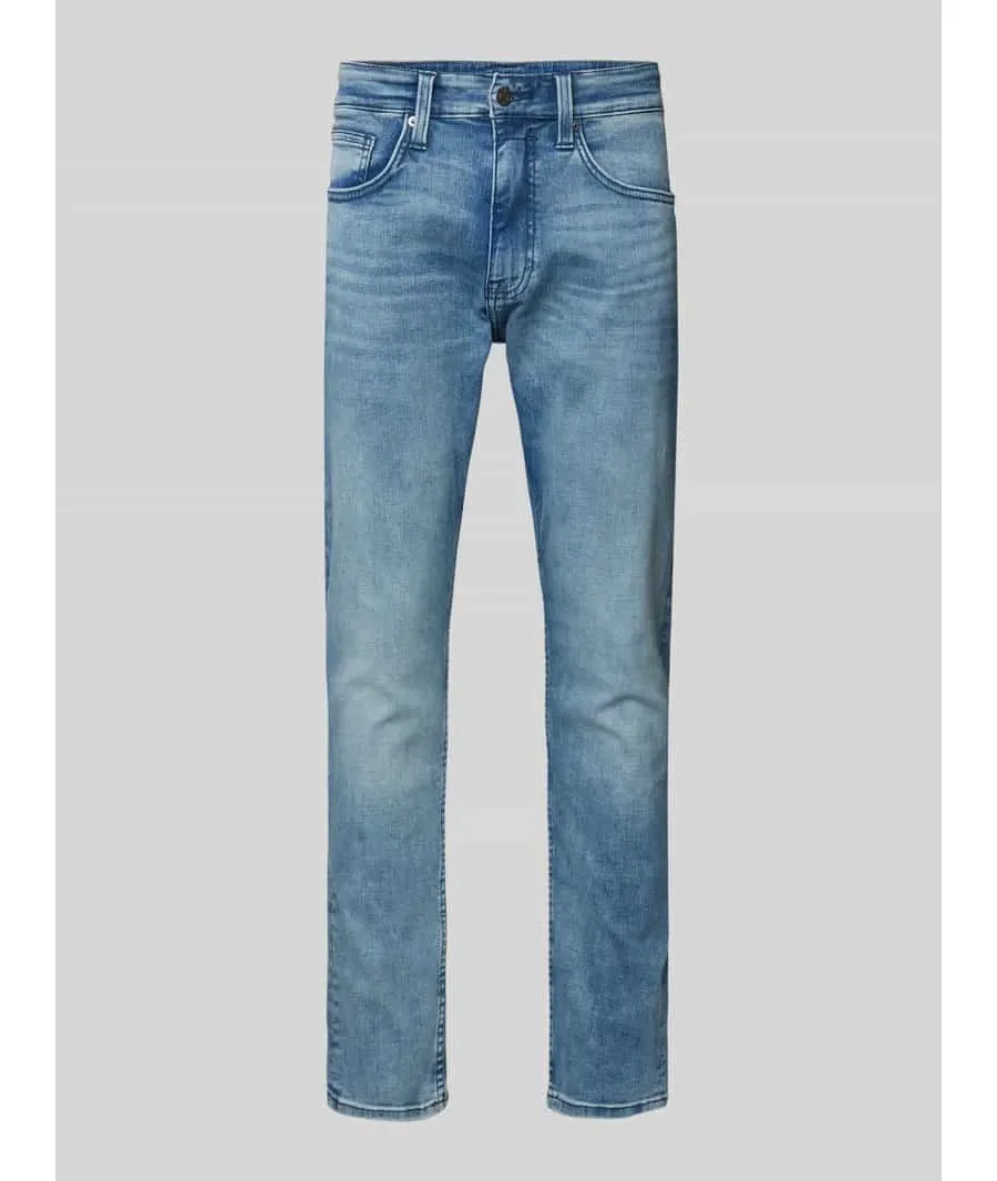 obrazek 1 Jeansy o kroju slim fit z dodatkiem streczu model ‘Mauro’