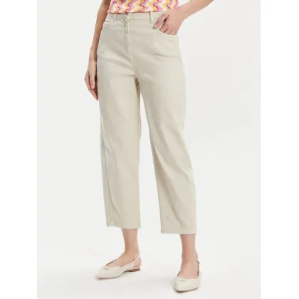 Zdjęcie Marella Spodnie materiałowe Gallo 2413131015 Écru Regular Fit