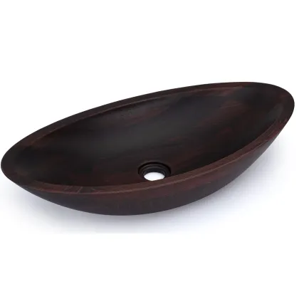 Zdjęcie Piękna umywalka 60 cm ORION WENGE, lakier półmatowy, naturalny