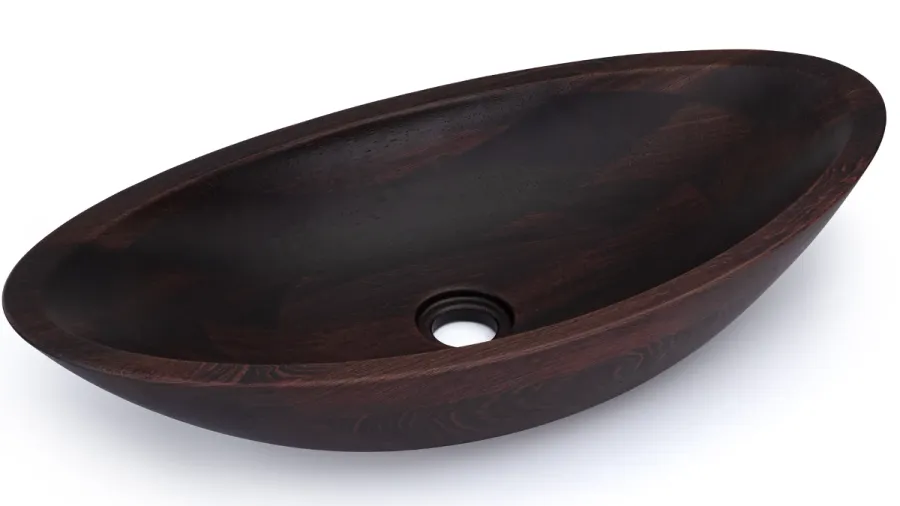 obrazek 1 Piękna umywalka 60 cm ORION WENGE, lakier półmatowy, naturalny