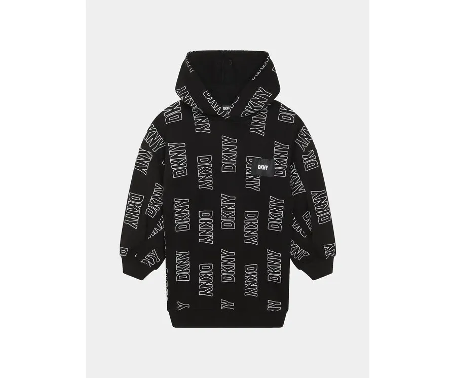 obrazek 1 DKNY Sukienka dzianinowa D32902 D Czarny Regular Fit