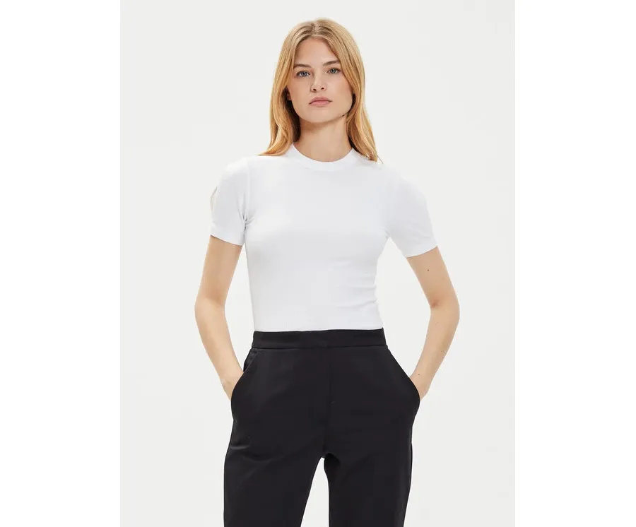 obrazek 1 Calvin Klein T-Shirt K20K207322 Biały Slim Fit