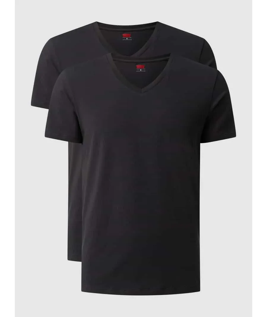 obrazek 1 T-shirt z detalem z logo w zestawie 2 szt.