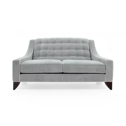 Zdjęcie Szara wygodna sofa 2-osobowa w stylu nowoczesnym - Sevensedie