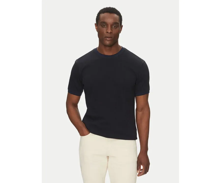 obrazek 1 Liu Jo T-Shirt QA5124 J4925 Granatowy Regular Fit