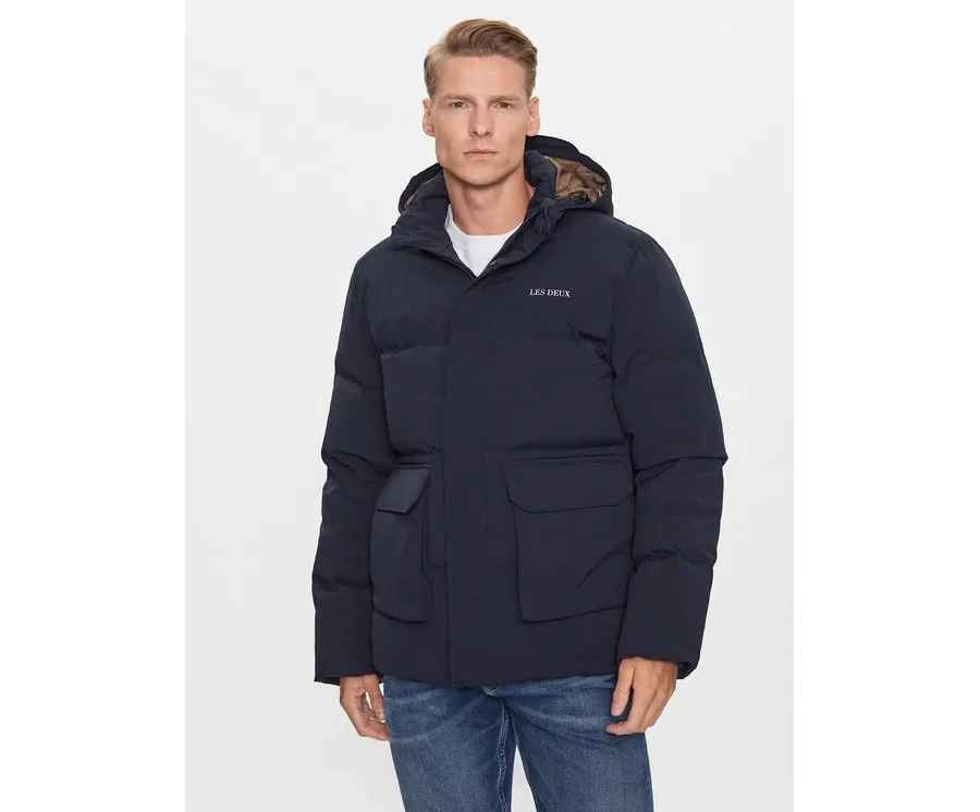 obrazek 1 Les Deux Kurtka zimowa Maddox LDM610060 Granatowy Regular Fit