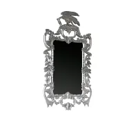Picture CHINASERRIE - antique silver on wood - beautifully decorated mirror - Collecion Alexandra