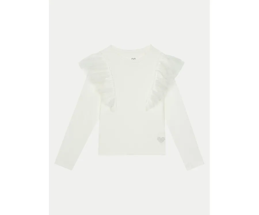 obrazek 1 OVS Bluzka 2135810 Écru Regular Fit