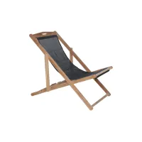 Picture Venezia adjustable lounger in teak