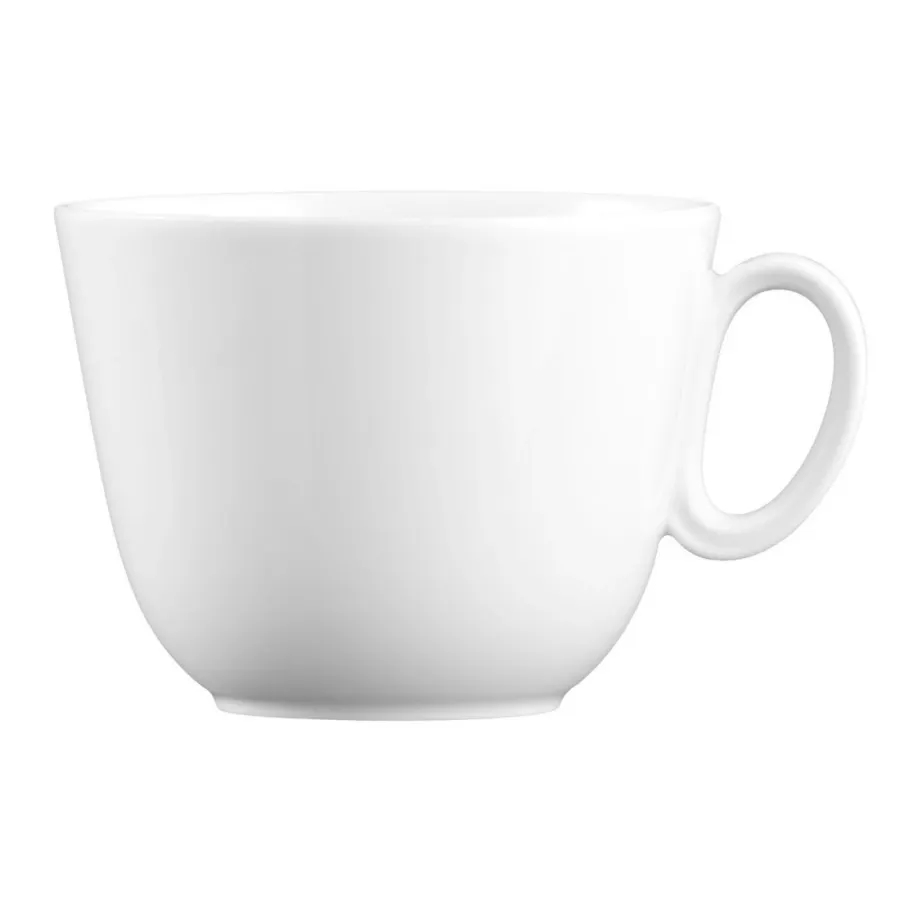 obrazek 2 Stylowa biała porcelanowa filiżanka do cappuccino w kolorze białym - Seltmann Weiden