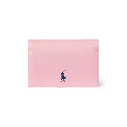 Zdjęcie Polo Ralph Lauren portfel skórzany damski kolor różowy 427949873