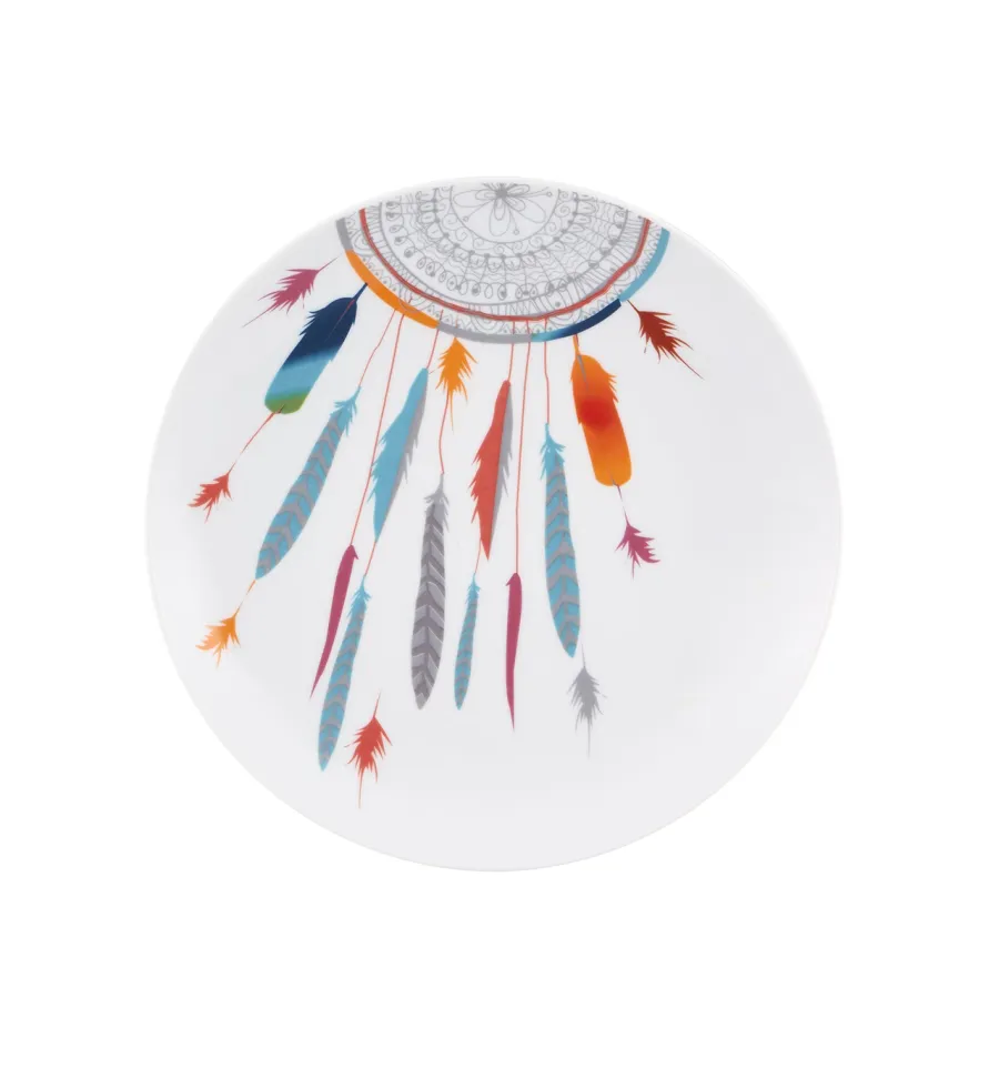 obrazek 1 Talerz deserowy 23 cm wykonany z porcelany inspirowany meksykańską tradycją - Vista Alegre