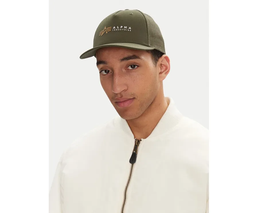 obrazek 1 Alpha Industries Czapka z daszkiem Label 106901 Zielony